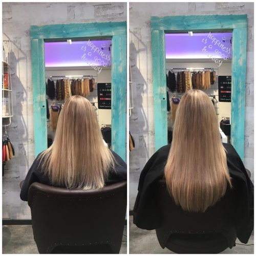 Fonkelnieuw Voor en na foto's hairextensions – Hairextensions Kampen FO-94